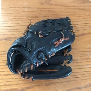 Baseball glove and bats